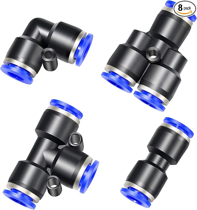TAILONZ PNEUMATIC 14mm od Push to Connect Fittings Pneumatic Fittings Kit 2 by TAILONZPNEUMATIC