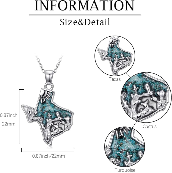 Western Cowboy Necklace 925 Sterling Silver Horseshoe Pendant Western Jewelry Cowgirl Gifts for Women Girlfriend Cowboy Cowgirl