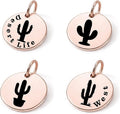 SM Design Western Charm Set of 4 – Stainless Steel Western Charms for Bracelets & Necklaces – Cowgirl, Ranch & Country Style Jewelry Charms – Western Gift for Women & Moms