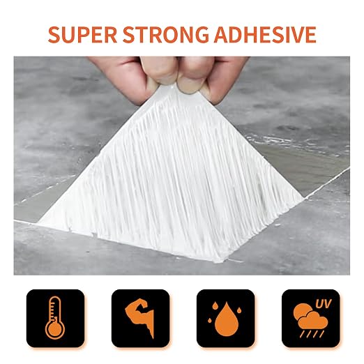 TAPEBEAR Butyl Tape Aluminum Waterproof Sealing Tape 2" x 16Feet | Sealant Tape - Image 5