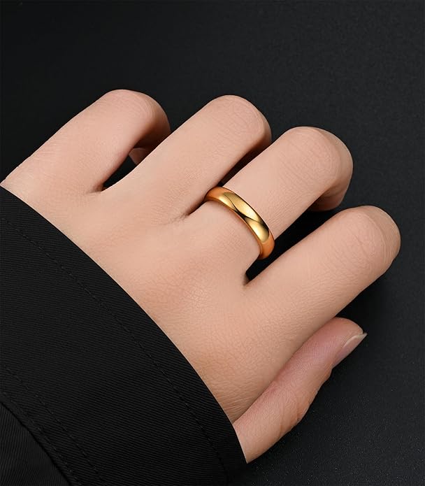 King Ring Tungsten 4/6/8mm Rings – Super Polished Finish Tungsten Bands – Designed in USA
