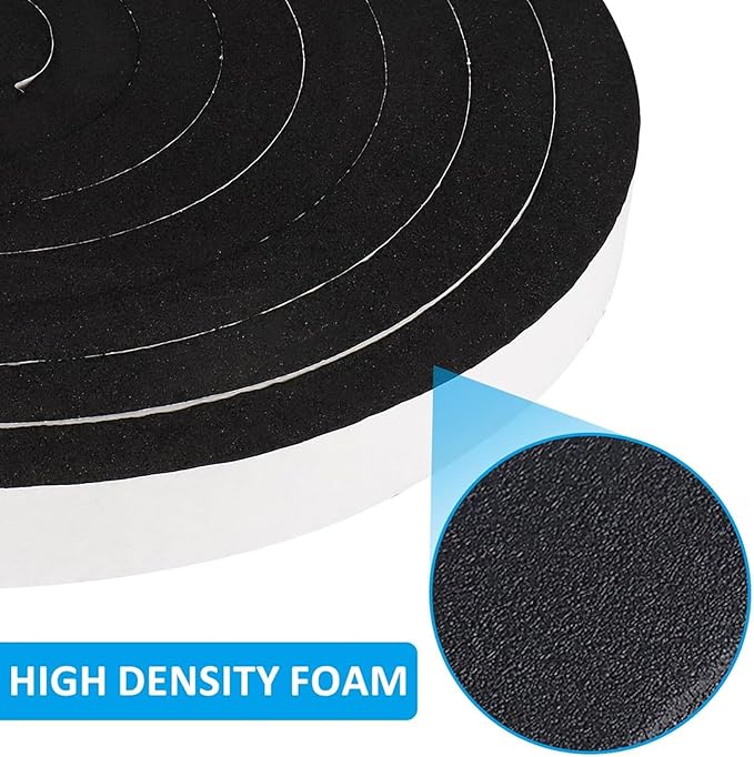 DGSL Foam Weather Stripping, 16.5Ft Door Window Seal Tape | Self Adhesive - Image 3