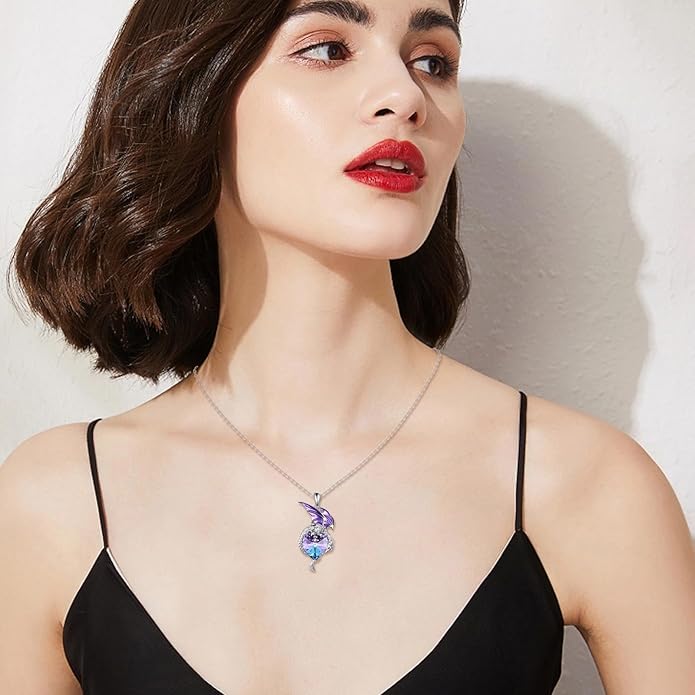Animal Necklace for Women Necklace 925 Sterling Silver Cute Animal Pendant Necklaces Jewelry Gifts