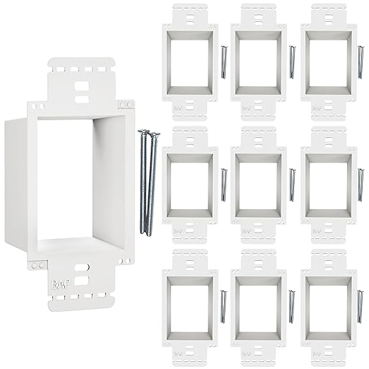 BWP 10 Pack Electrical Outlet Box Extender 1 Gang by BWP