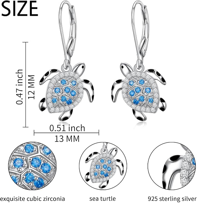 FLYOW 925 Sterling Silver Cute Animal Jewelry Hummingbird/Butterfly/Wolf/Corgi/Cat/Snake/Spider/Bat/Penguin/Bear/Opossum/Frog/Guinea Pig for Women Mother Friend Animal Lovers