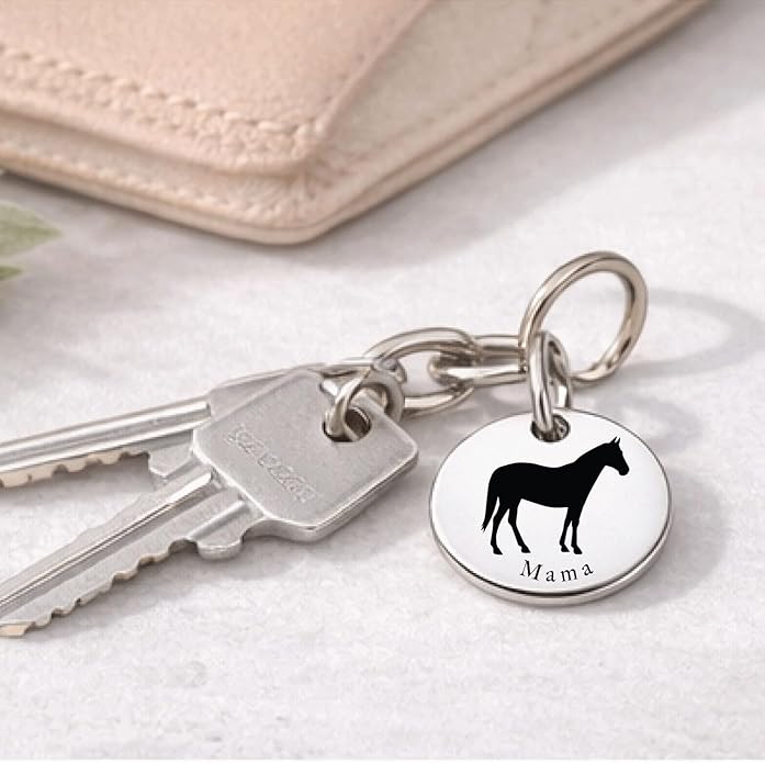 SM Design Mama Animal Charm Set – Set of 4 Stainless Steel Charms – Motherhood & Family Keepsake Jewelry Charmss