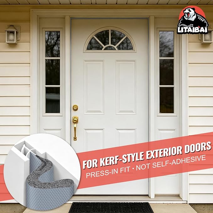 Litaibai 26 ft Kerf Weather Stripping Door Seal - Image 6