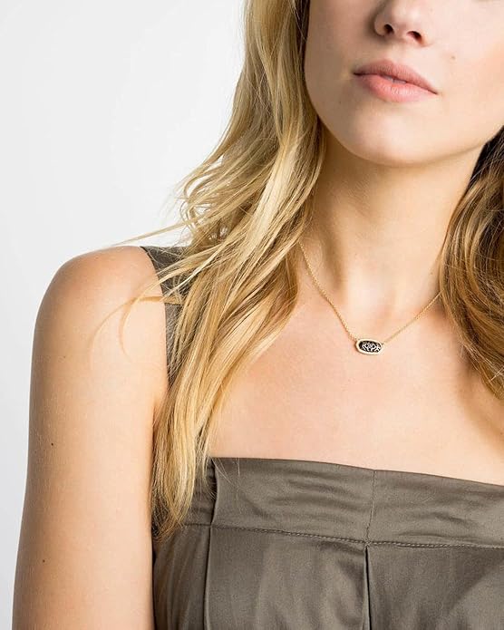Kendra Scott Elisa Pendant Necklace for Women, Fashion Jewelry, 14k Gold-Plated