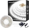 White Led Strip Lights for Bedroom Small Dimmable LED Lights Strip 16.4ft Super by RadiantFlux