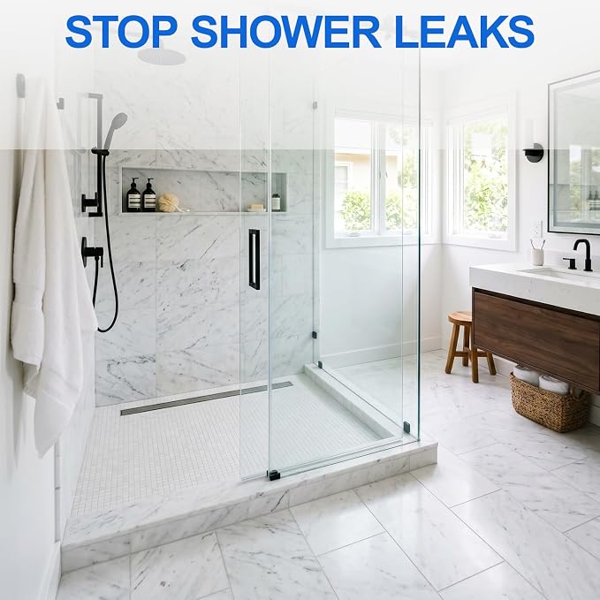 Yecaye 3 Pack 3/8" x 39" Sliding Shower Door Bottom Seal, Shower Door Sweep | - Image 6