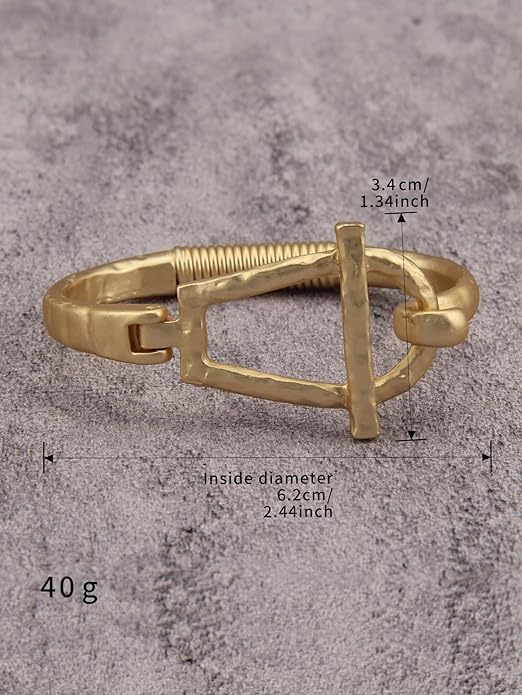 Gold Cuff Bracelet for Women Silver Beaded Bracelets Open Bangle Stackable Stretch Bead Bracelet Boho Jewelry Gifts for Wife Couple