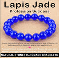 AD Beads Handmade Gemstone Stretch Elastic Bracelet Crystal Healing Reiki Nature's Beauty and Spiritual Essence Unisex