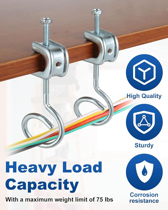 50Pack 1/4" x 20 Beam Clamps - Image 4