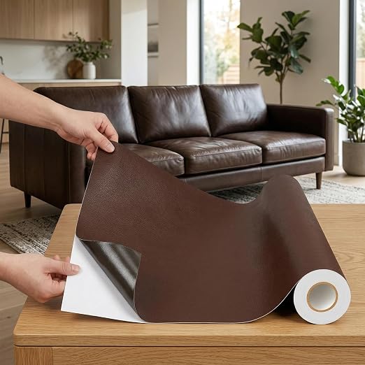 Leather Repair Patch, 24 x 54 Inch, Self Adhesive Leather Repair Tape, Leather - Image 3