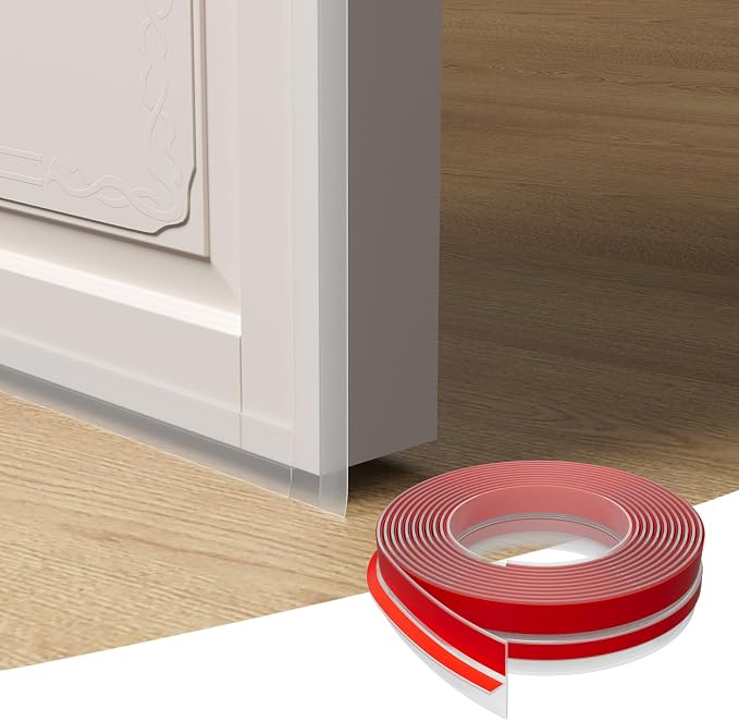 Elvone T-Shaped Weather Stripping Seal, 1.37 in x 20 ft | Flexible door seal - Image 6
