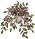 Briful Artificial Potted Plant Indoor, 17.7" Faux Trailing Plant in White by Briful