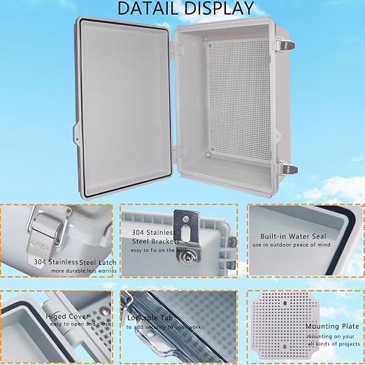 Waterproof Junction Box, ABS Plastic Electrical Box - Image 3