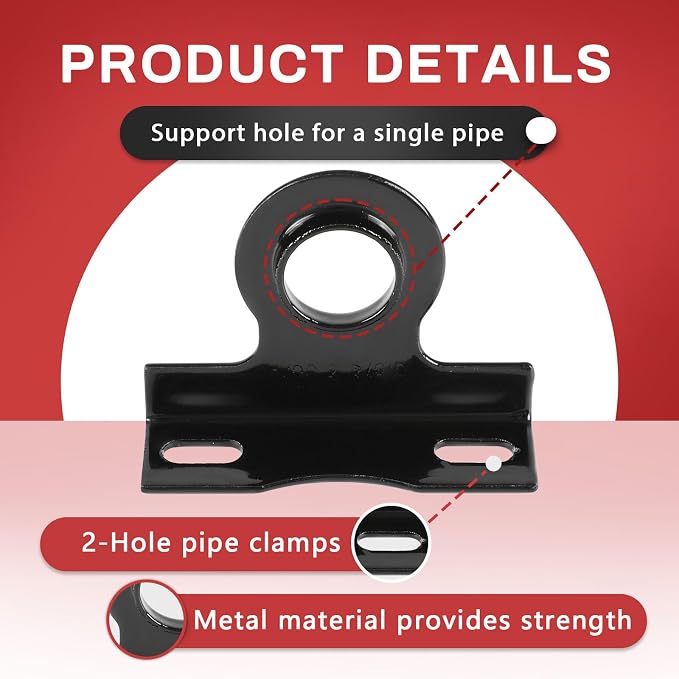 30 Piece EFIELD 1/2" Copper or 3/8" IP Metal Made Pipe Stay Hanger | - Image 4