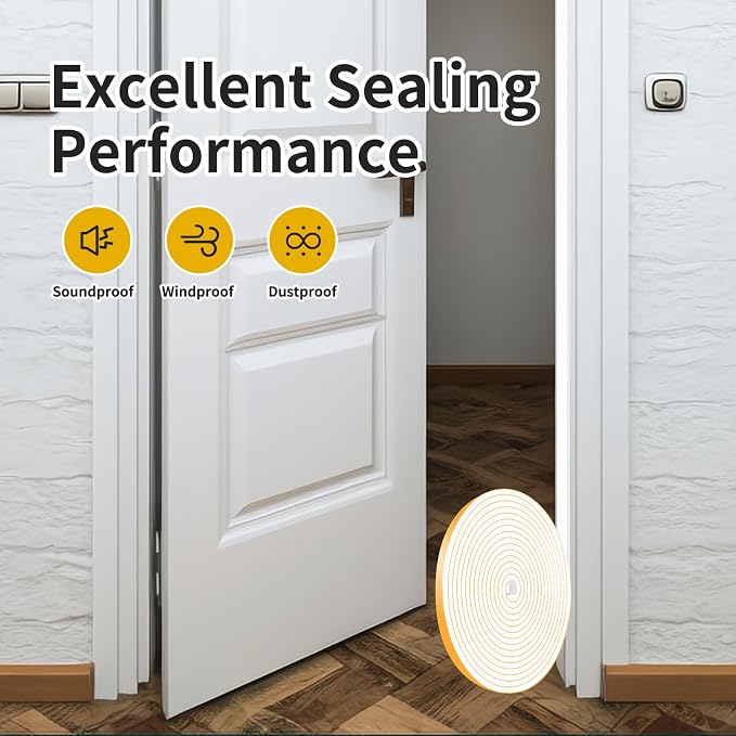 High Density CR Door Seal, for Door and Window, 1/4 in x 1/8 in x 39Ft | Air - Image 6