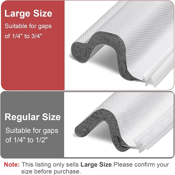 Litaibai Kerf Exterior Door Weather Stripping - Image 3