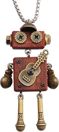GelConnie Boho Necklaces for Women Vintage Silver Circles Long Pendant Necklace Cowgirl Sweater Necklace Adjustable Leather Choker Necklace for Women