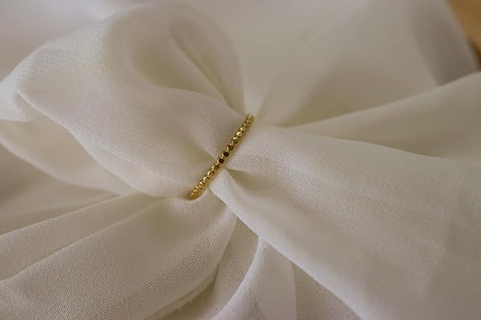 Elegant 18K Gold Plated Stainless Steel Ring – Fine Metal-Plated Jewelry with Durable, Scratch-Resistant Design for Daily Wear & Special Occasions