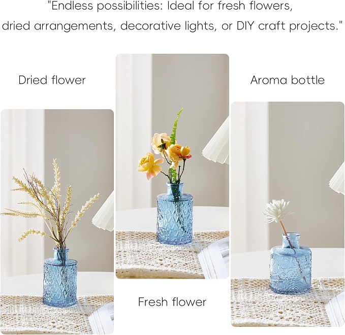 Glass Bud Vases Set of 64 - Image 5