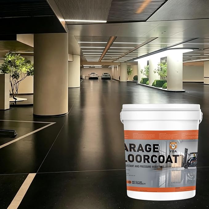 YOA Professional Concrete Garage Floor Paint, Acrylic Resin Coating, Suitable - Image 8