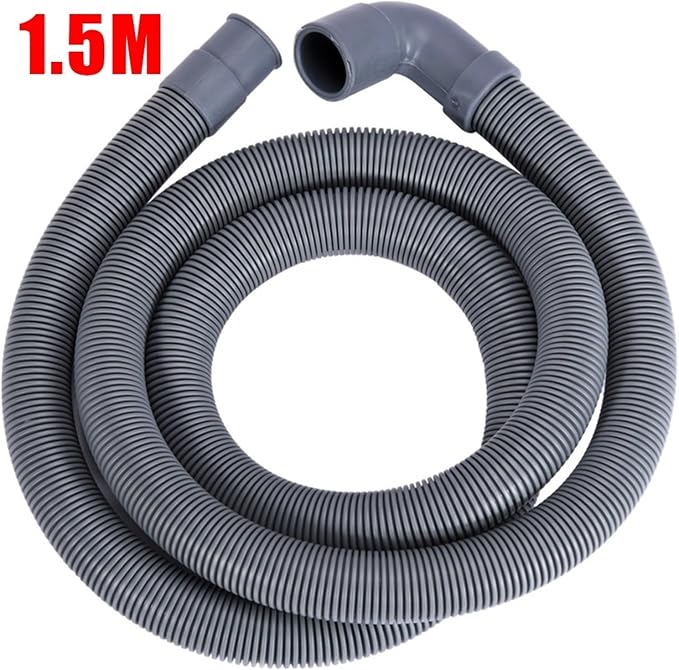 1/1.5/2M Extension Pipe Flexible Wash Machine Dishwasher Drain Outlet Hose - Image 2