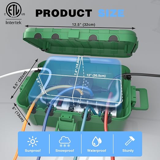 Large Outdoor Electrical Box Waterproof, - Image 3