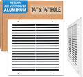 Fits 14x14 Hole | Aluminum Return Air Grille by Handua | Vent Cover Grill by Handua