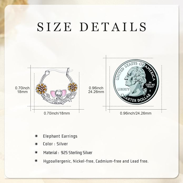 JUSTKIDSTOY Hypoallergenic Panda/Unicorn/Hummingbird/Dolphin Hoop Earrings for Women 925 Sterling Silver Animal Huggie Hoop Earrings Jewelry Gifts for Sensitive Ears