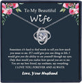 EPIRORA Sterling Silver Cubic Zirconia Love Knot Pendant Necklace for Women, Graduation Birthday Christmas Jewelry Gifts for Friends/Wife/Sister/Daughter/Mom