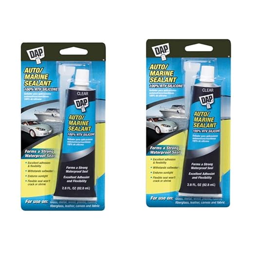 DAP 00694 2.8-Ounce Silicone Rubber Auto/Marine Sealant by DAP
