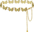 Waist Chain Belts Women Girls Metal Belly Link Adjustable Waist Belt for Jeans and Dress