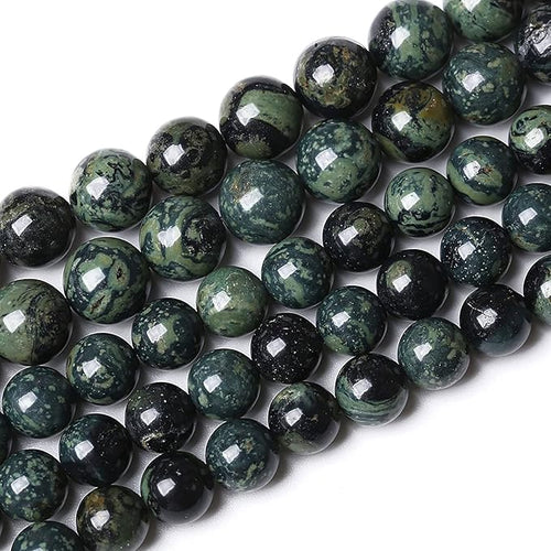 12mm 32pcs Natural Kambaba Jasper Beads Round Loose Energy Healing Stone Beads for Jewelry Making DIY Bracelet 15 Inch