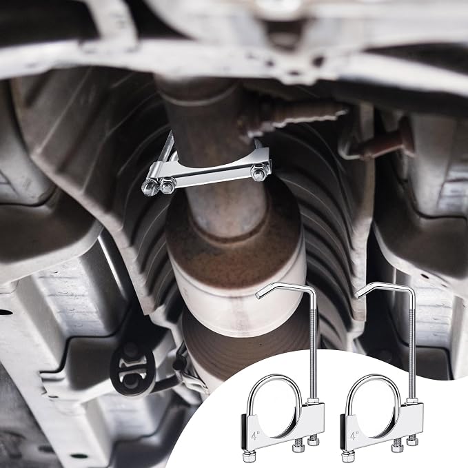 2 Pcs 4 Inch Universal Exhaust Clamp - Image 6