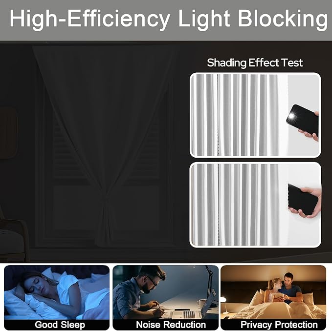 Self Adhesive Blackout Curtains - Image 3
