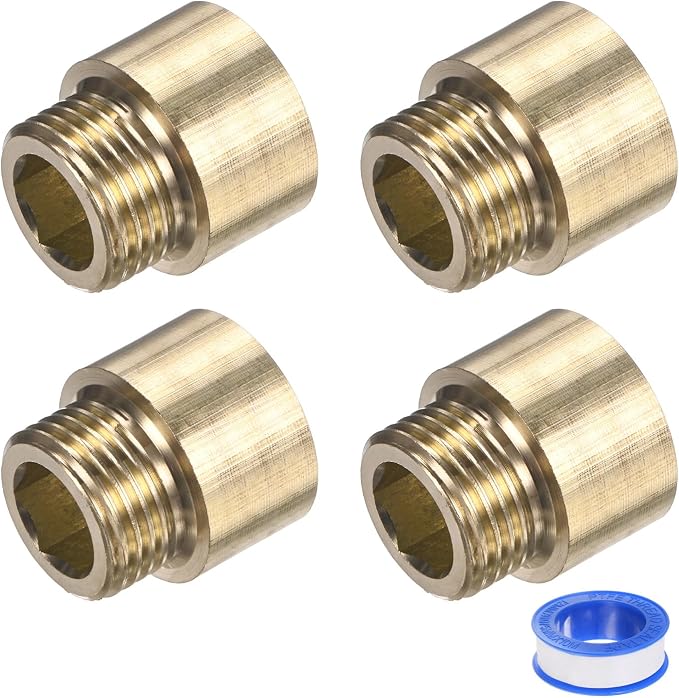 M METERXITY Shower Head Extension Arm, Brass G1/2 Male to Female Extension Pipe by MMETERXITY