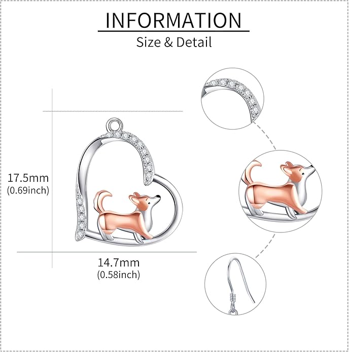 925 Sterling Silver Earrings for Women Dangle Drop Earrings Jewelry Gifts