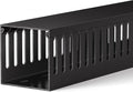 ZhiYo 3"H x 3"W Cable Raceway, 6ft Under Desk Wire Management Channel Black | by ZhiYo
