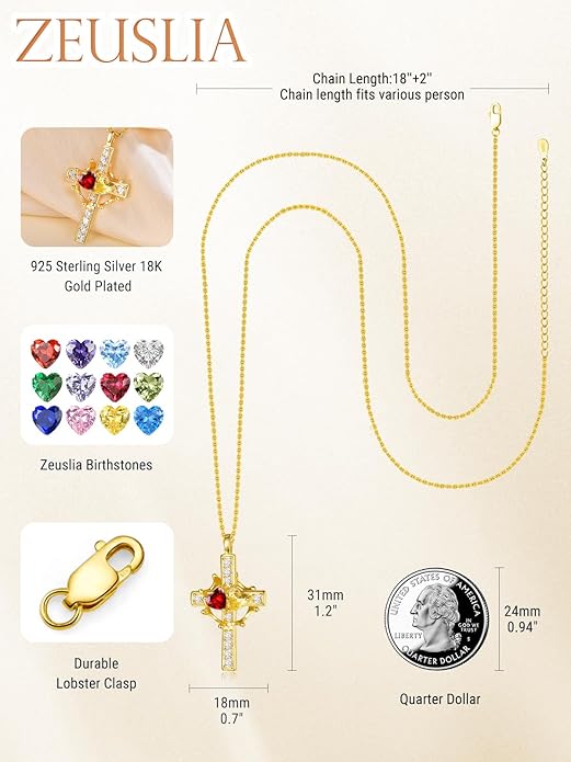 Valentine's Day Gifts for Wife 925 Sterling Silver Double Birthstone Pendant Necklaces I Love You for Always and Forever Necklace Anniversary Birthday Gifts for Wife Girlfriend Mom Her