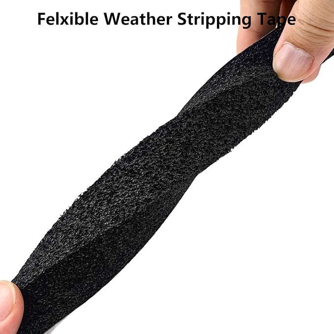 Topiverse Weather Stripping, Door Seal Strip, 1 in x 1 in x 6.5 Ft - Image 5