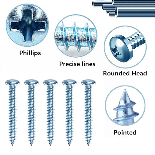 Metal No Pre-Drill Self Drilling Wall Anchors and Screws - Image 4