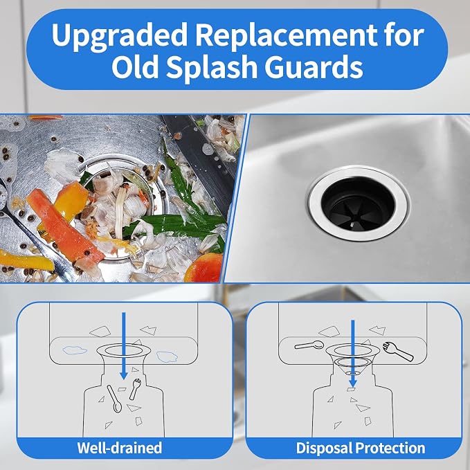 RQYEKDO Upgraded EPDM Garbage Disposal Splash Guard 1 Pack - Image 7