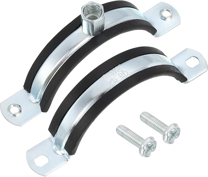 uxcell 10 Pcs Adjustable Pipe Bracket Clamp - Image 3