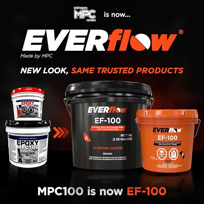 Everflow MPC Clear Epoxy Resin Floor Coating Kit, 3 Gallon | Garage floor epoxy - Image 2