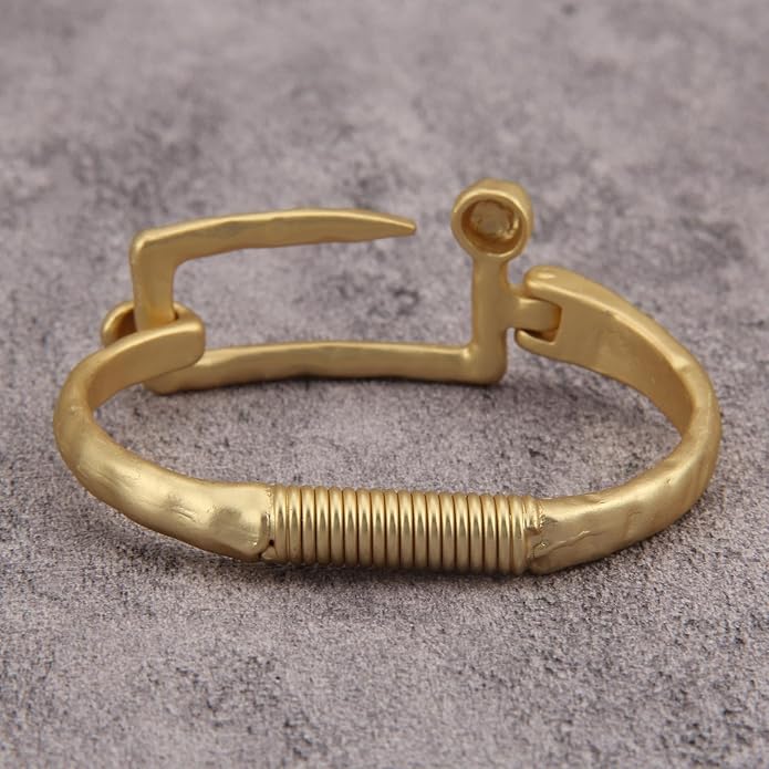 Gold Cuff Bracelet for Women Silver Beaded Bracelets Open Bangle Stackable Stretch Bead Bracelet Boho Jewelry Gifts for Wife Couple