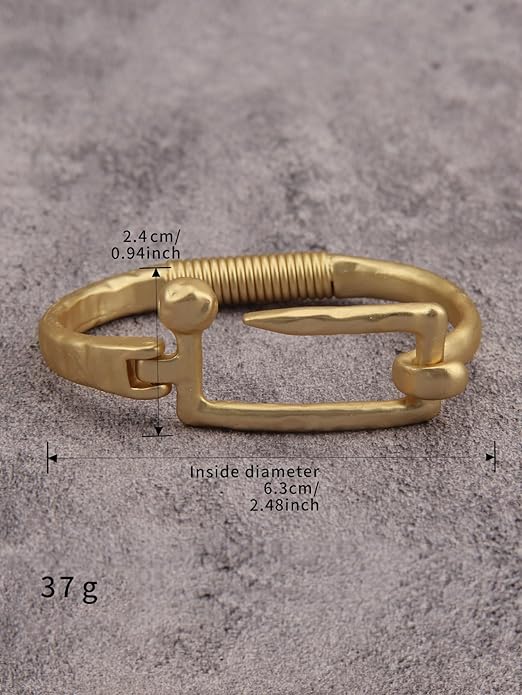 Gold Cuff Bracelet for Women Silver Beaded Bracelets Open Bangle Stackable Stretch Bead Bracelet Boho Jewelry Gifts for Wife Couple