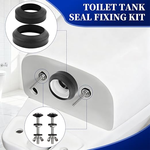 Universal Toilet Tank Bolts & Rubber Gaskets - Image 2